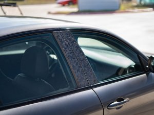 Alfa Romeo Giulia Exterior Door Pillars - Carbon Fiber - Forged - Feroce Carbon